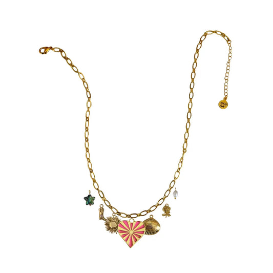 Custom Charm Necklace - Customer's Product with price 60.00 ID LZp-fK-4cXRin9ra-uZQVkcG