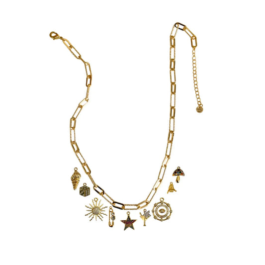 Custom Charm Necklace - Customer's Product with price 92.00 ID sefHnr8CuSJ9Tb34V2Udkq60