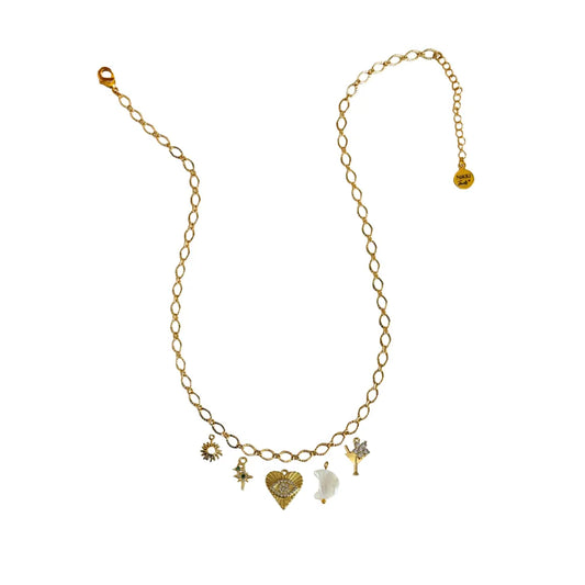 Custom Charm Necklace - Customer's Product with price 51.00 ID 9cXOypi5Du7pv8zMLE_Q0MSE