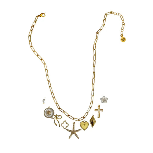 Custom Charm Necklace - Customer's Product with price 76.00 ID G-JKcAAk7pv9QfRUGqf15LX9