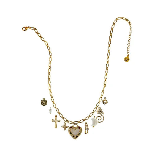 Custom Charm Necklace - Customer's Product with price 76.00 ID FM_5qll_KWHvH1ZQJZW7rMf6