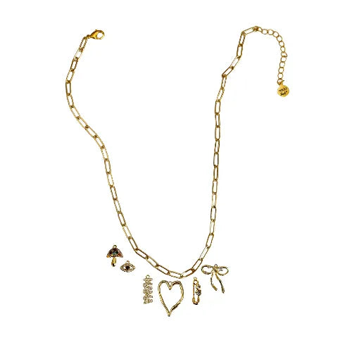 Custom Charm Necklace - Customer's Product with price 66.00 ID s5YeTdQsM-e3ra35cKzkV5L-