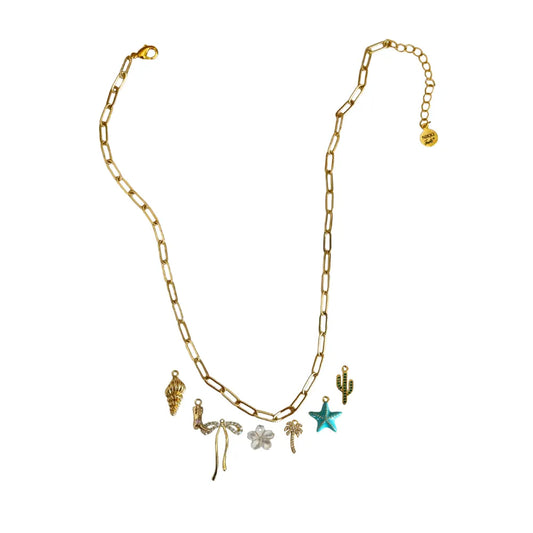 Custom Charm Necklace - Customer's Product with price 67.00 ID tU3uALy0DZwU9gL6A2iS-6GD