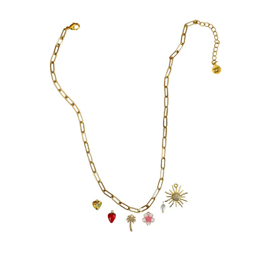 Custom Charm Necklace - Customer's Product with price 59.00 ID P0dWw6c_m0uN49sco5J2gsNP