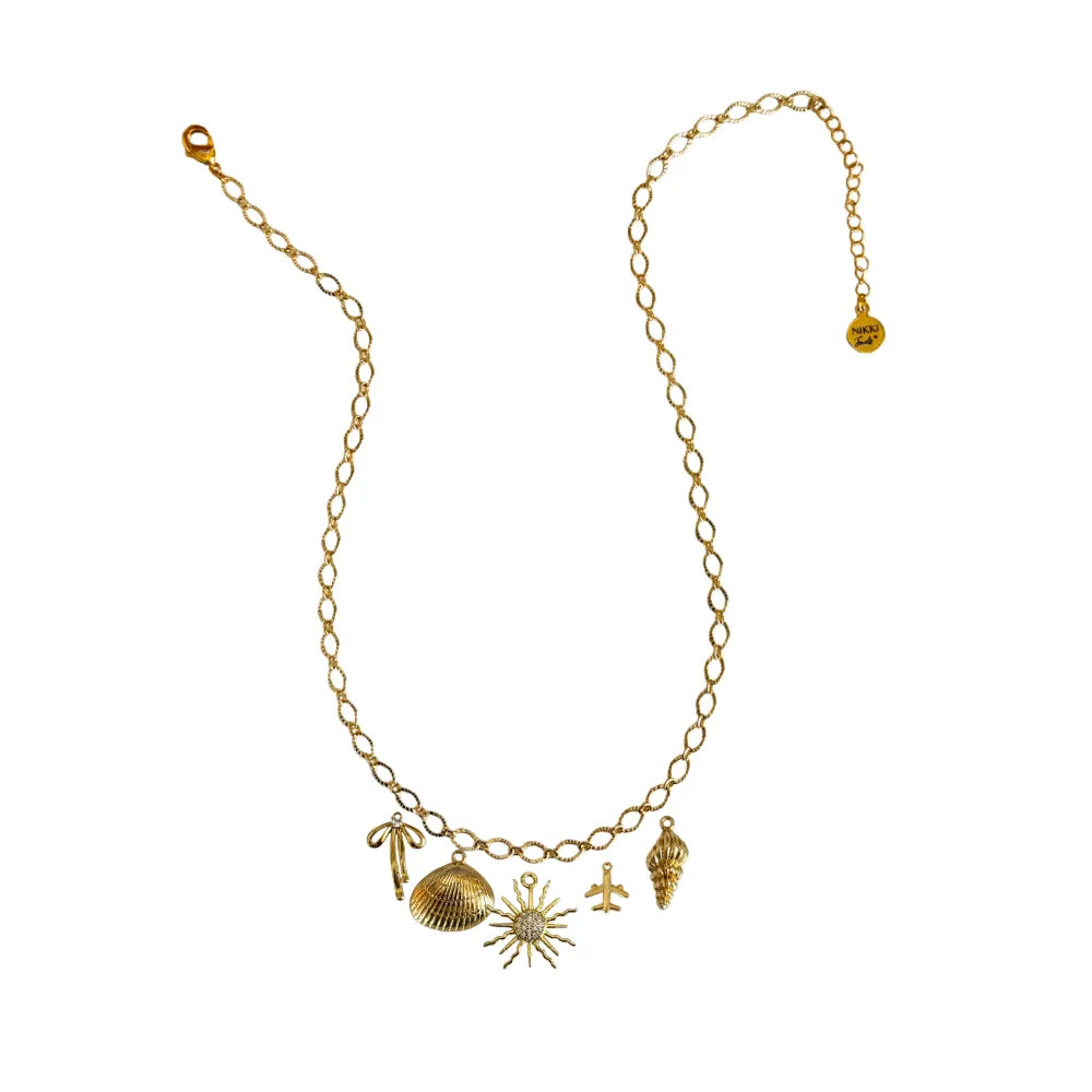 Custom Charm Necklace - Customer's Product with price 58.00 ID Xm_BLY9qS0isgh-qBvB4SqLA