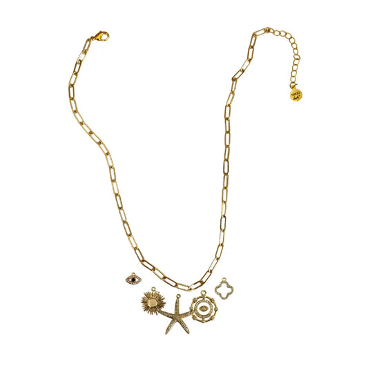 Custom Charm Necklace - Customer's Product with price 58.00 ID NCUJVMNqLvLaQIufeENsgJel