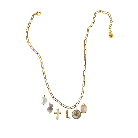 Custom Charm Necklace - Customer's Product with price 52.00 ID tgQDhg7ST_P3ZpO2WOirgeDL