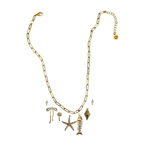 Custom Charm Necklace - Customer's Product with price 60.00 ID IXB_i8pQRnOEmqd3qrEFgmPV