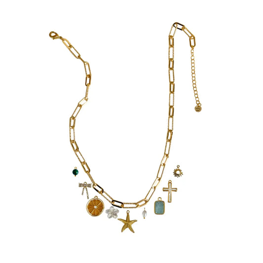 Custom Charm Necklace - Customer's Product with price 71.00 ID _gl6nsRbhYTZcpN100OGS9pJ