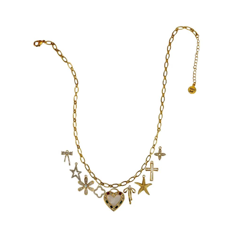 Custom Charm Necklace - Customer's Product with price 90.00 ID uTixXmN-U-gL4OKzCErBCBMg