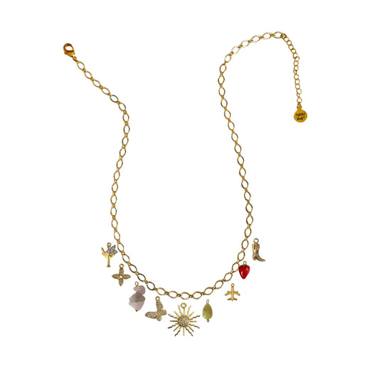 Custom Charm Necklace - Customer's Product with price 76.00 ID WnDAYnk3axOu7hUN46Xzy2SI