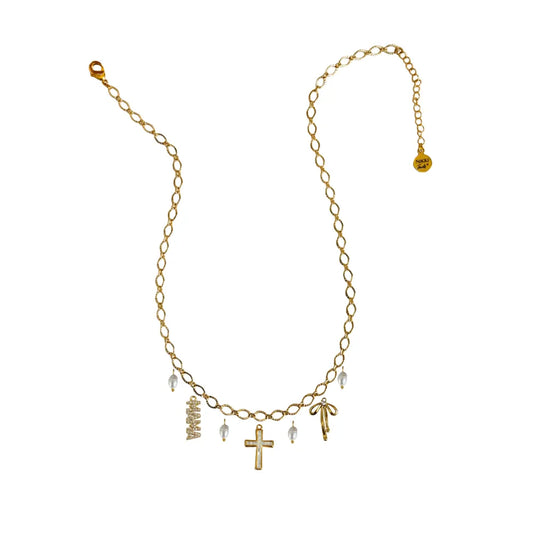 Custom Charm Necklace - Customer's Product with price 46.00 ID 2nsfmR6_ks0tb3BChXbD1B3x