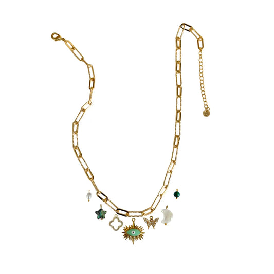 Custom Charm Necklace - Customer's Product with price 48.00 ID Dht6v9yr3YBRs3pvM6NKw105