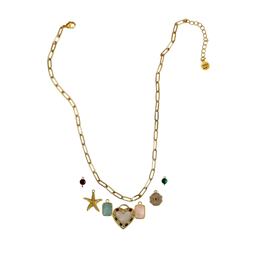 Custom Charm Necklace - Customer's Product with price 60.00 ID e9d1OwG9jwet5IZYdcgT8Oq2