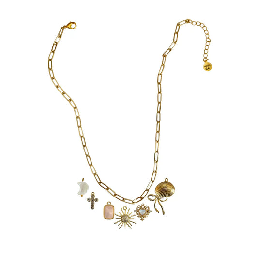 Custom Charm Necklace - Customer's Product with price 67.00 ID wsKTs7I5mksXE6Y2dS0x8aj6