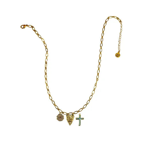 Custom Charm Necklace - Customer's Product with price 42.00 ID WHs2iM8AbUp7xnWfCRgIK0Sw