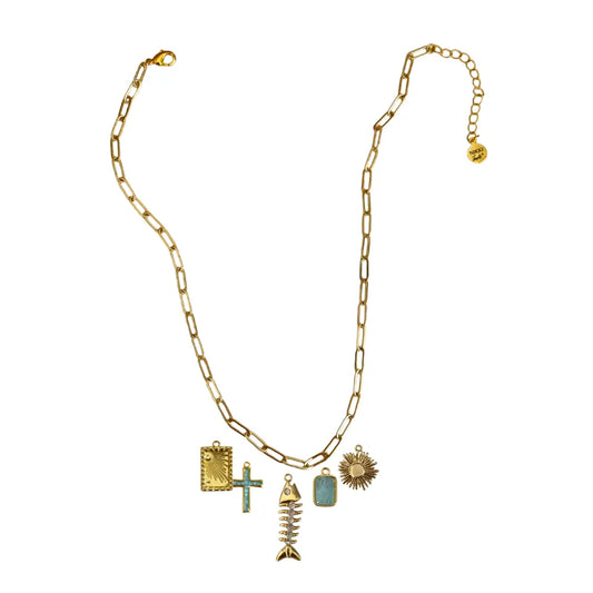 Custom Charm Necklace - Customer's Product with price 58.00 ID L2uoBxEg7lKiBOOC0iYBZJQU
