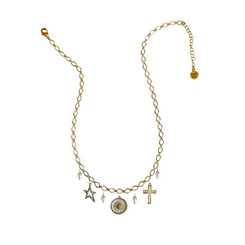 Custom Charm Necklace - Customer's Product with price 46.00 ID cyrwoGU6XkKmRpiSPV4CxbZf